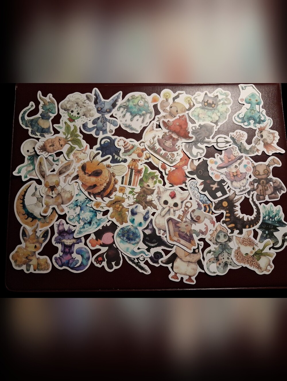 Whimsical Fantasy Sticker Pack - Colorful Illustrated Characters